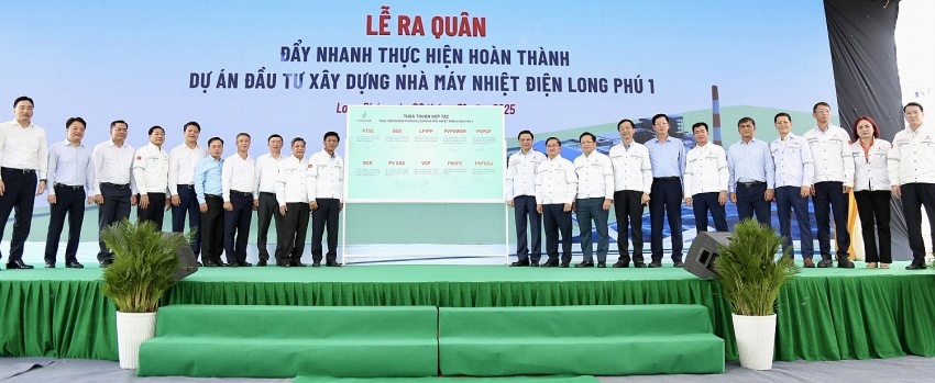 Ngay từ đầu năm 2025, Petrovietnam đã ra quân đẩy nhanh thực hiện hoàn thành dự án NMNĐ Long Phú 1.