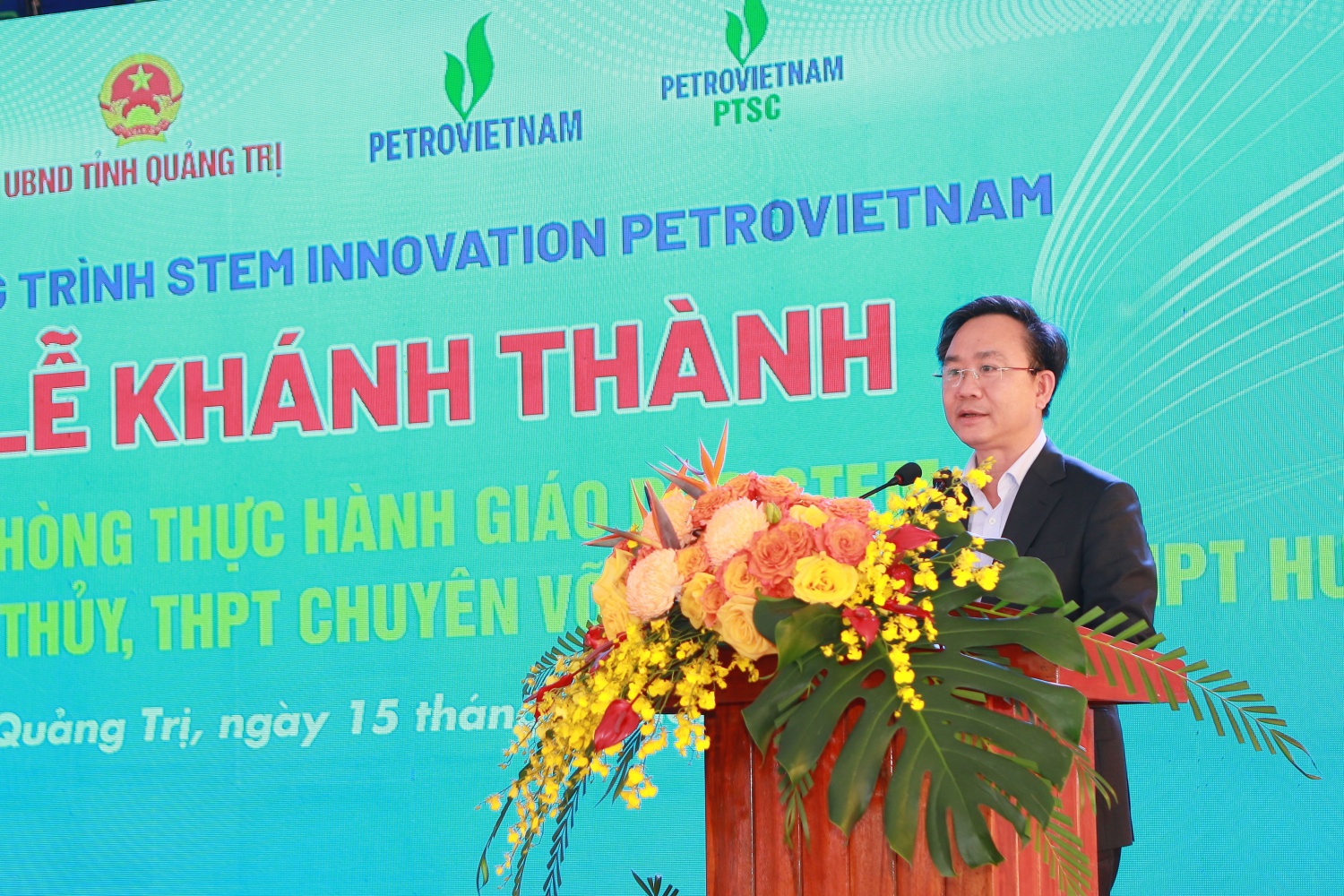Phó Chủ tịch UBND tỉnh Quảng Trị Hoàng Xuân Tân nhận định, việc đưa phòng STEM vào hoạt động sẽ tạo động lực để phát triển ngành giáo dục của tỉnh.
