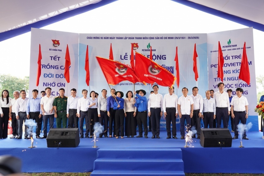 Tuổi trẻ Petrovietnam phát động Lễ ra quân Tháng Thanh niên năm 2026 với chủ đề “Tuổi trẻ xung kích, tình nguyện vì cuộc sống cộng đồng”