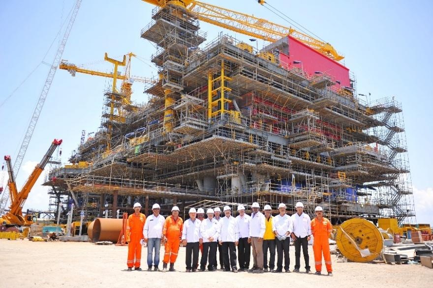 Dự án Heera Redevelopment (HRD) trên công trường xây lắp PTSC M&C