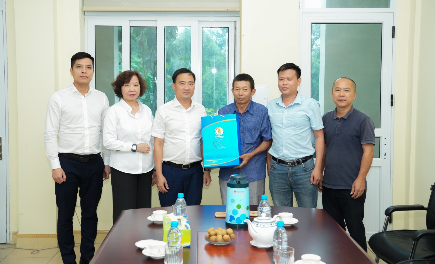 Anh Phan Đình Nhật, người lao động đang công tác tại PV GAS LPG kiên trì