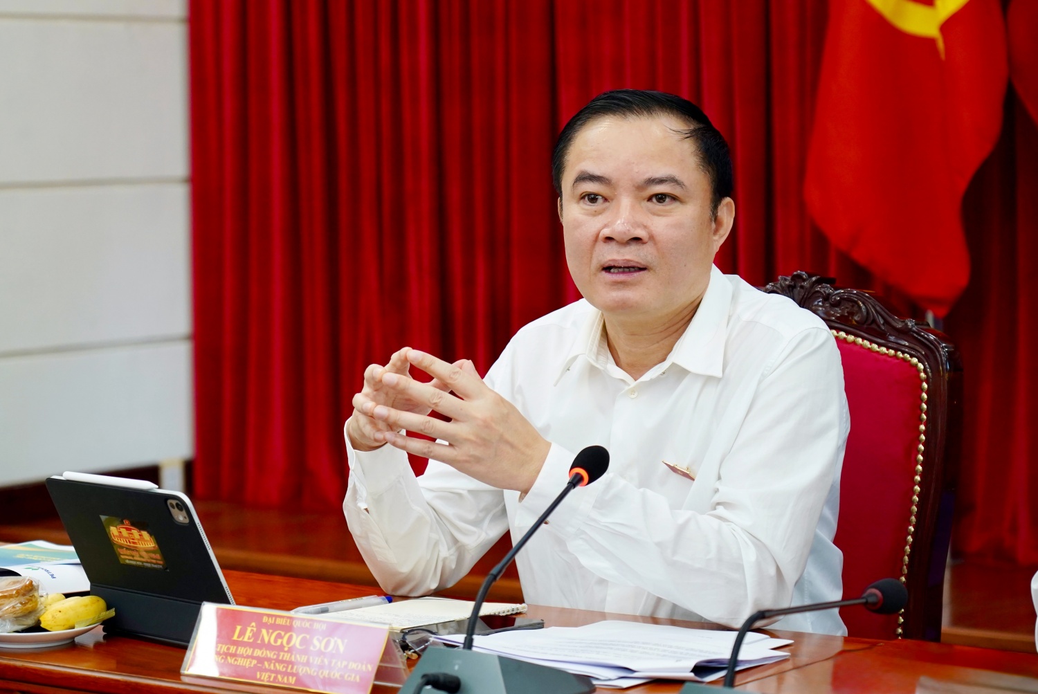 Đại biểu Quốc hội Lê Ngọc Sơn – Chủ tịch HĐTV Petrovietnam kỳ vọng, Luật Dầu khí (sửa đổi) sẽ thực sự