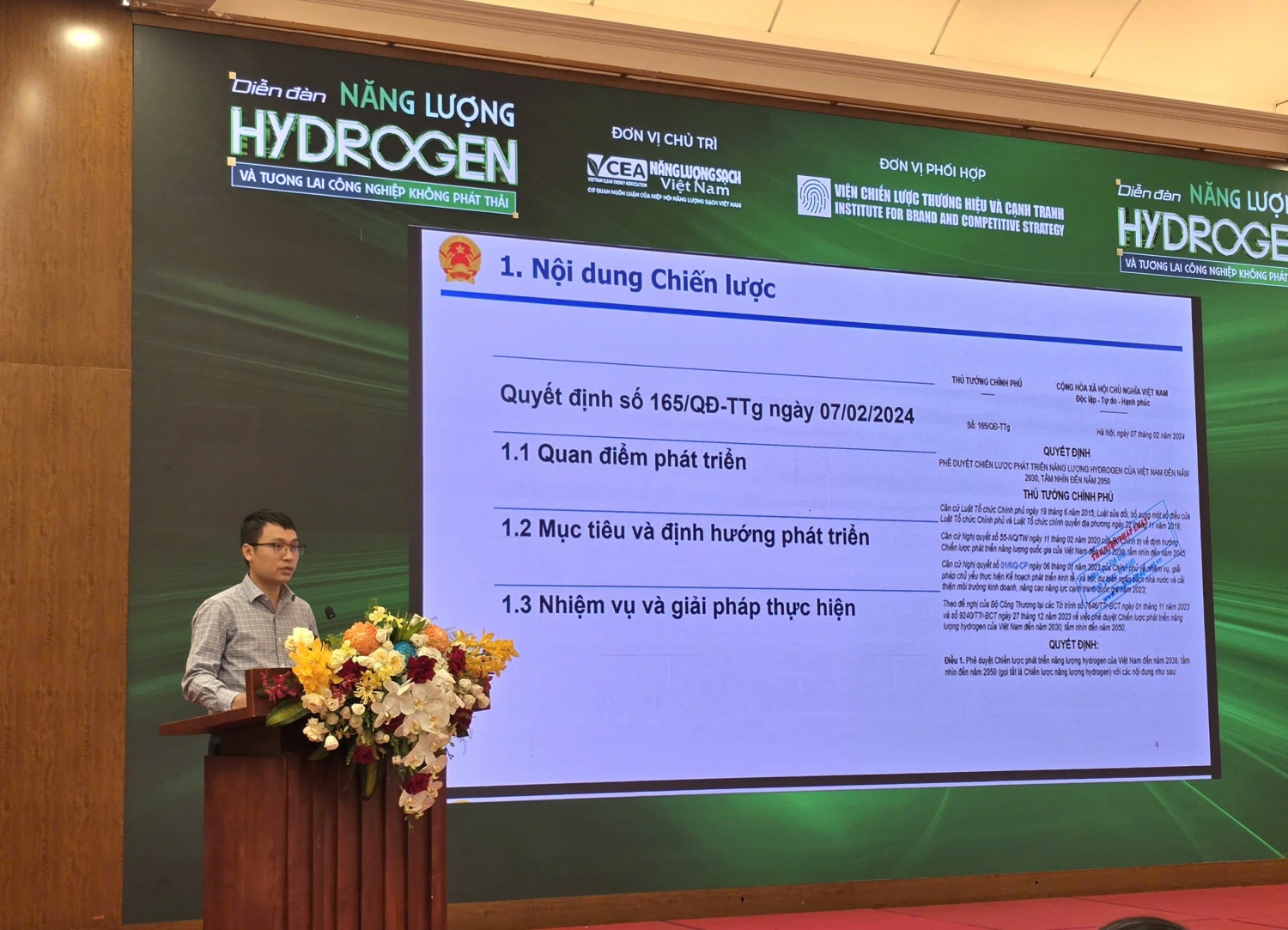 Ông Nguyễn Ngọc Hiếu - đại diện Vụ Dầu khí và Than (Bộ Công Thương): Hydrogen không chỉ là một nguồn năng lượng mới mà còn là