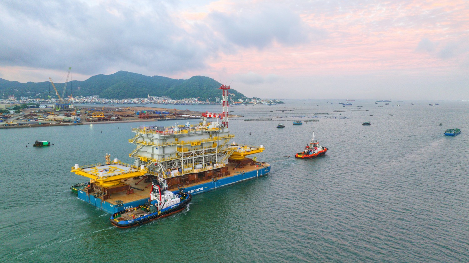 Trạm biến áp của Baltica 2 trên hải trình đến châu Âu