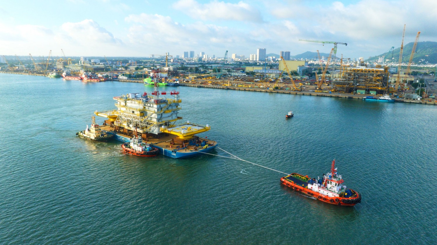 Trạm biến áp của Baltica 2 trên hải trình đến châu Âu