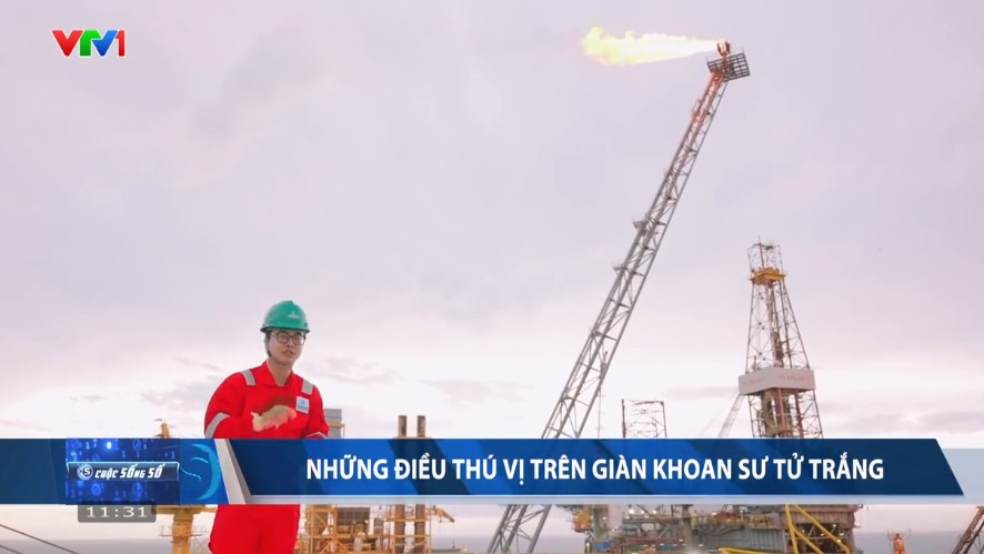 Những điều thú vị trên giàn khoan Sư Tử Trắng