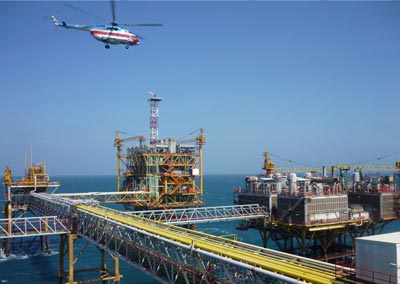 Tổng sản lượng khai thác dầu khí đã tăng mạnh so với kế hoạch.