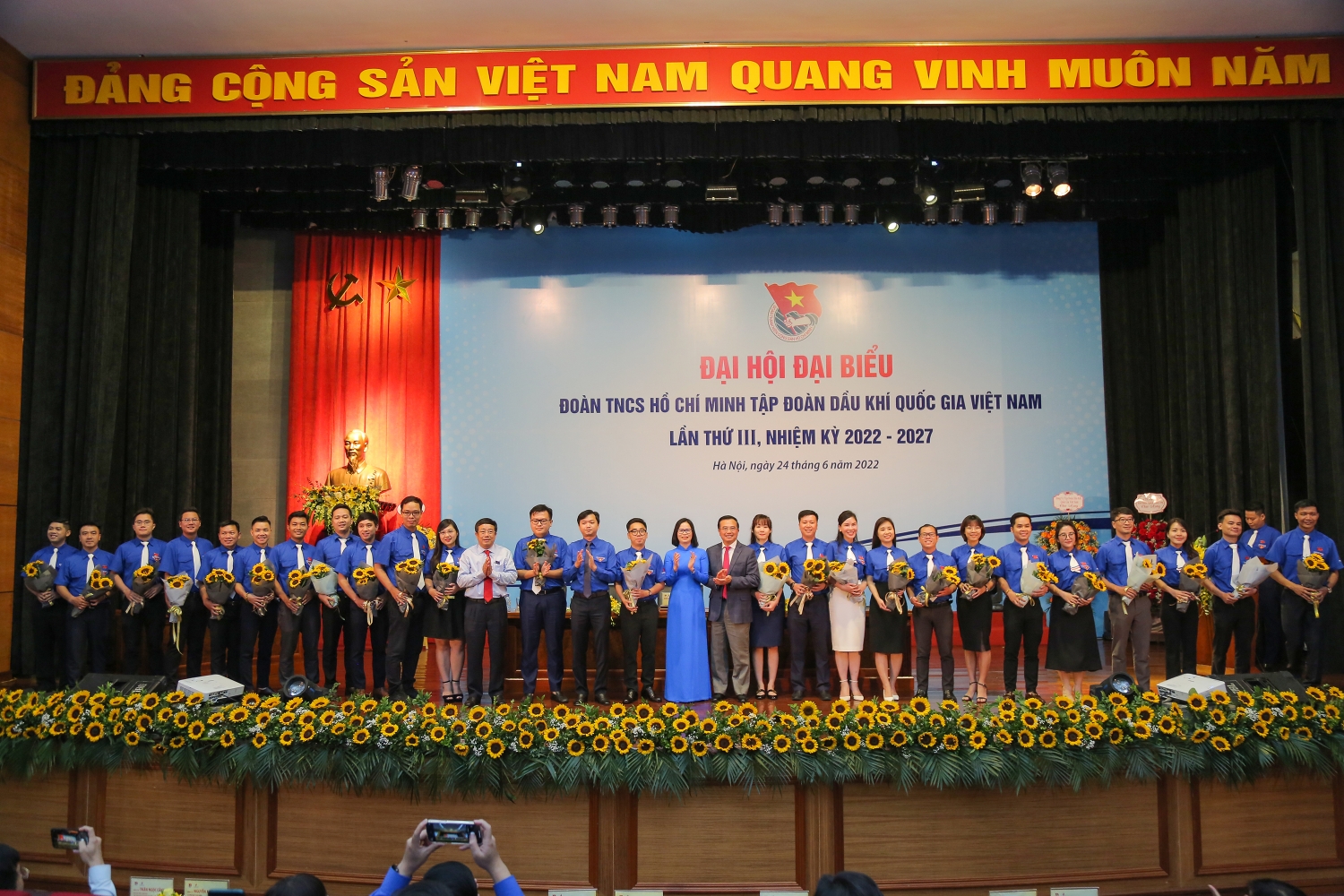 Tổ chức thành công Đại hội đại biểu Đoàn Tập đoàn lần thứ III, nhiệm kỳ 2022-2027 Tổ chức thành công Đại hội đại biểu Đoàn Tập đoàn lần thứ III, nhiệm kỳ 2022-2027