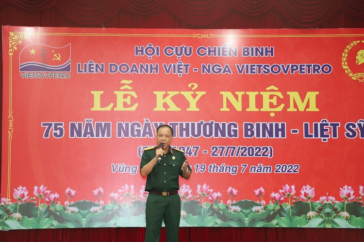 Vietsovpetro tổ chức Lễ kỷ niệm 75 năm ngày Thương binh – Liệt sĩ Vietsovpetro tổ chức Lễ kỷ niệm 75 năm ngày Thương binh – Liệt sĩ