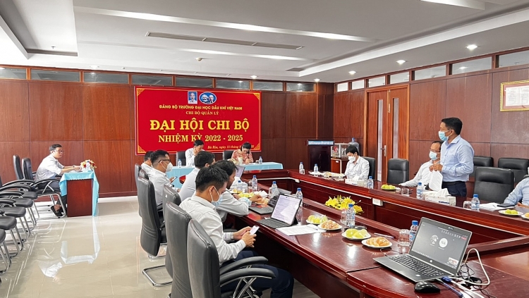 Chi bộ Quản lý Đảng bộ PVU tổ chức thành công Đại hội nhiệm kỳ 2022-2025 Chi bộ Quản lý Đảng bộ PVU tổ chức thành công Đại hội nhiệm kỳ 2022-2025