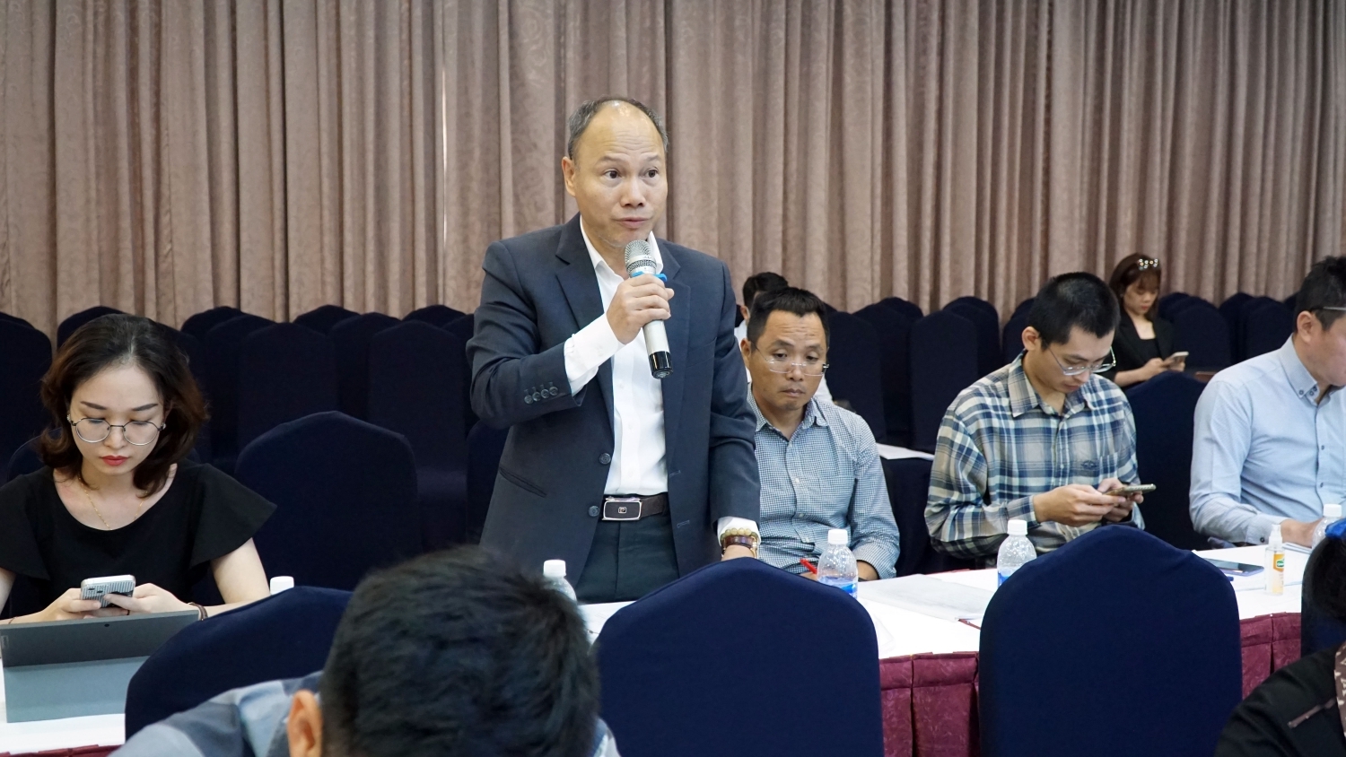 Ông Đỗ Ngọc Thanh - Phó Tổng Giám đốc Công ty TNHH Dầu khí Việt Nhật (JVPC) Ông Đỗ Ngọc Thanh - Phó Tổng Giám đốc Công ty TNHH Dầu khí Việt Nhật (JVPC)
