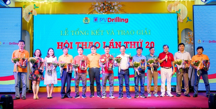 Lễ Tổng kết trao giải Hội thao PV Drilling lần thứ 20. Lễ Tổng kết trao giải Hội thao PV Drilling lần thứ 20.