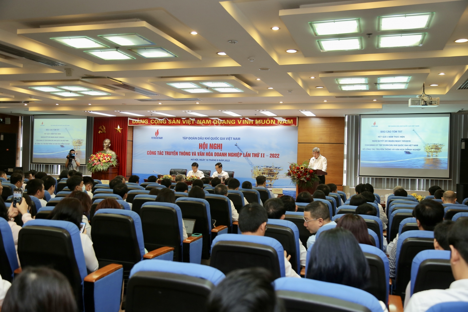 Petrovietnam tổ chức Hội nghị Truyền thông và Văn hoá doanh nghiệp lần thứ II - 2022 Petrovietnam: Văn hóa doanh nghiệp có vai trò quyết định đối với chiến lược phát triển của Tập đoàn