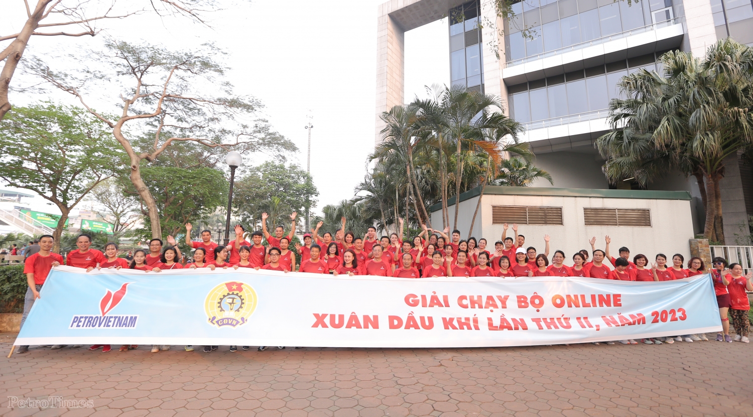 Công đoàn Dầu khí Việt Nam khai mạc giải Chạy bộ online Xuân Dầu khí lần thứ II năm 2023 Công đoàn Dầu khí Việt Nam khai mạc giải Chạy bộ online Xuân Dầu khí lần thứ II năm 2023