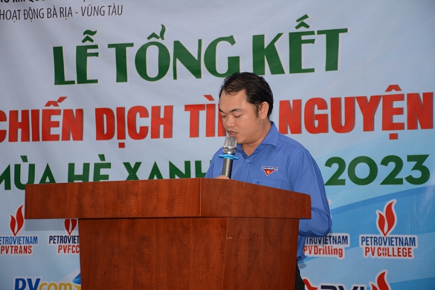 Cụm phối hợp hoạt động Bà Rịa - Vũng Tàu: Tổng kết chiến dịch tình nguyện Mùa hè xanh năm 2023 Cụm phối hợp hoạt động Bà Rịa - Vũng Tàu: Tổng kết chiến dịch tình nguyện Mùa hè xanh năm 2023