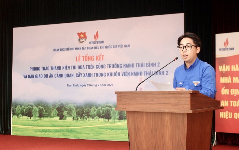 Tổng kết phong trào thanh niên thi đua trên công trường Nhà máy Nhiệt điện Thái Bình 2 Phong trào thanh niên thi đua trên công trường góp phần làm hồi sinh NMNĐ Thái Bình 2