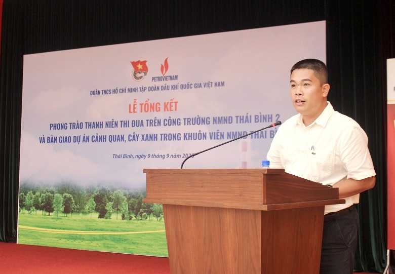 Tổng kết phong trào thanh niên thi đua trên công trường Nhà máy Nhiệt điện Thái Bình 2 Phong trào thanh niên thi đua trên công trường góp phần làm hồi sinh NMNĐ Thái Bình 2