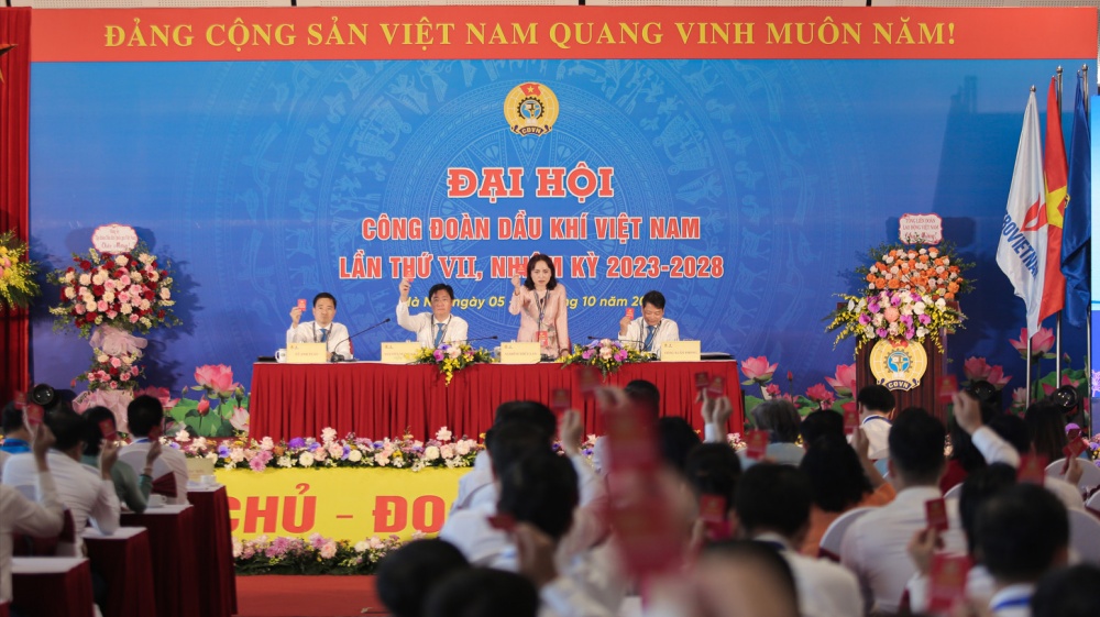 Khai mạc Đại hội VII Công đoàn Dầu khí Việt Nam, nhiệm kỳ 2023-2028 Khai mạc Đại hội VII Công đoàn Dầu khí Việt Nam, nhiệm kỳ 2023-2028