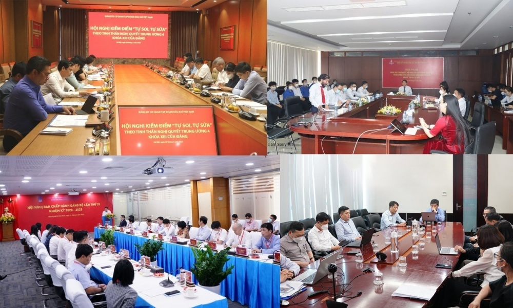 Đảng bộ Cơ quan Tập đoàn và các Đảng bộ trực thuộc tổ chức Hội nghị kiểm điểm theo Chuyên đề Bài học kinh nghiệm trong công tác xây dựng Đảng
