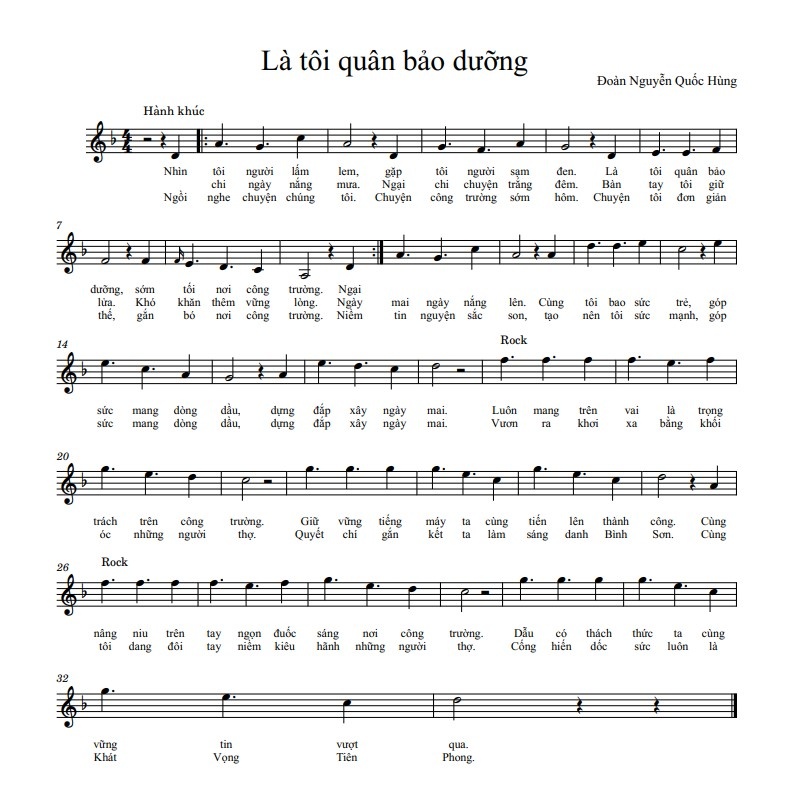 “Là tôi quân Bảo dưỡng” - bài hát của người thợ bảo dưỡng BSR “Là tôi quân Bảo dưỡng” - bài hát của người thợ bảo dưỡng BSR