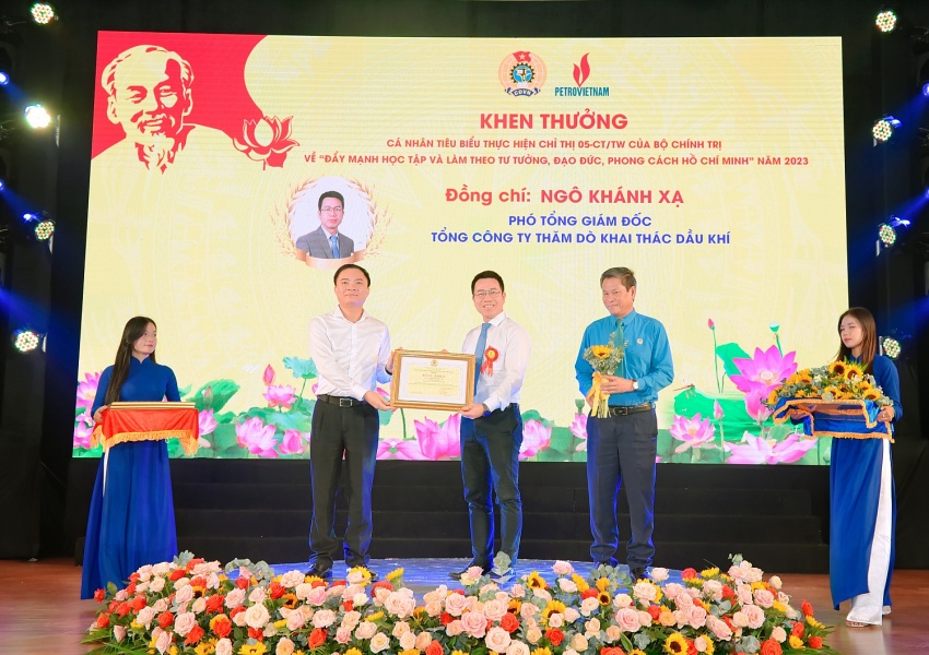 CĐ DKVN phát động Tháng Công nhân và tuyên dương người lao động Dầu khí tiêu biểu năm 2024 CĐ DKVN phát động Tháng Công nhân và tuyên dương người lao động Dầu khí tiêu biểu năm 2024