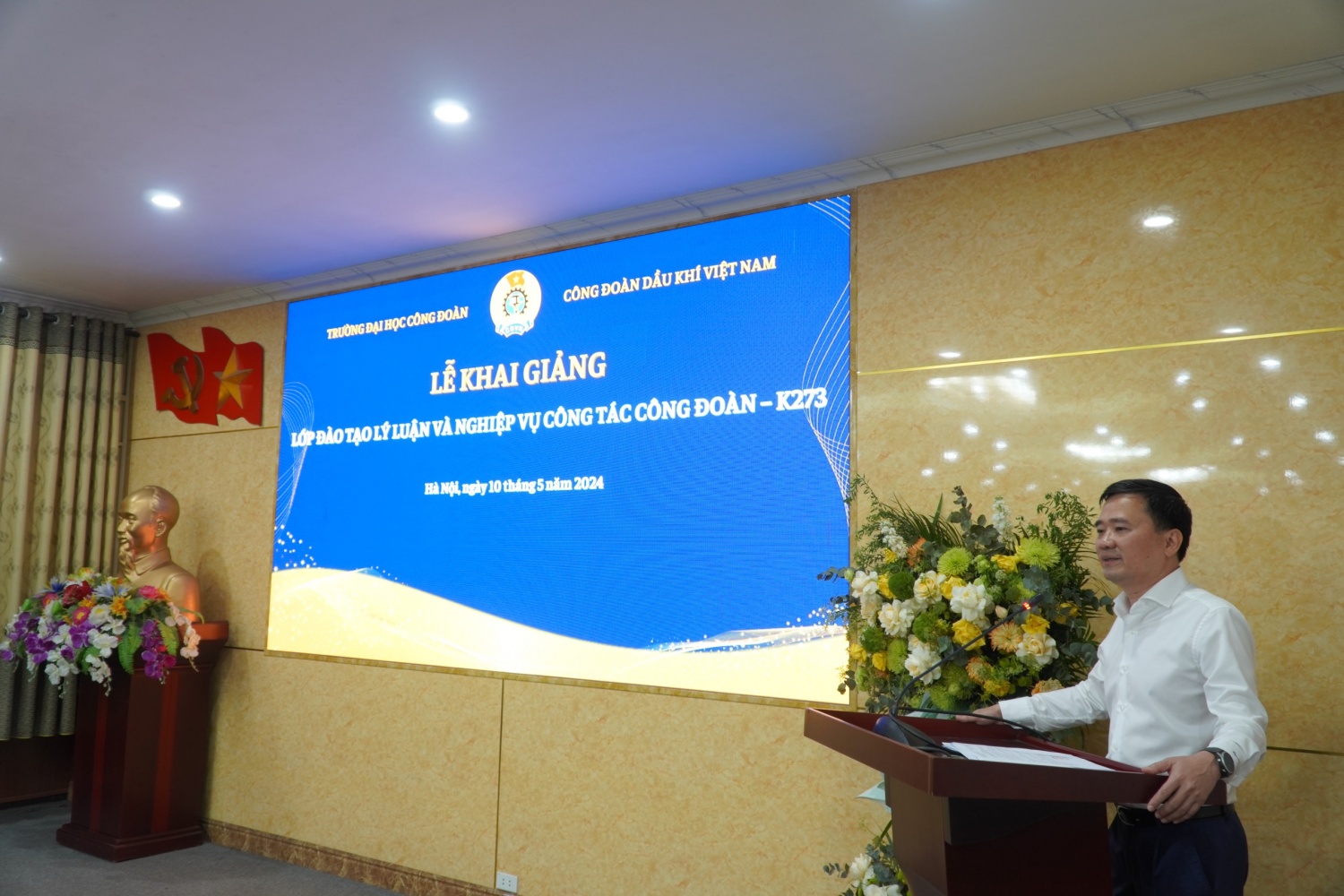 CĐ DKVN khai giảng Lớp đào tạo lý luận và nghiệp vụ công tác công đoàn CĐ DKVN khai giảng Lớp đào tạo lý luận và nghiệp vụ công tác công đoàn