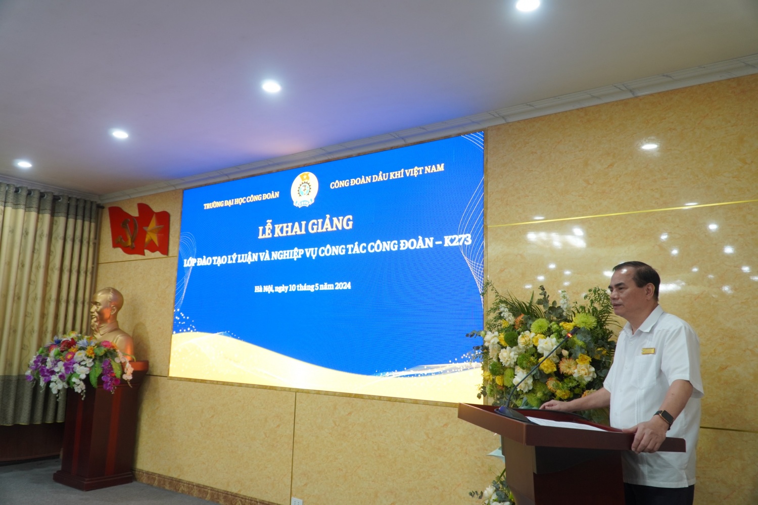 CĐ DKVN khai giảng Lớp đào tạo lý luận và nghiệp vụ công tác công đoàn CĐ DKVN khai giảng Lớp đào tạo lý luận và nghiệp vụ công tác công đoàn