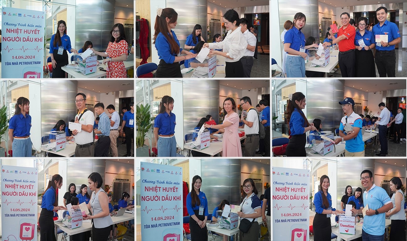 Các đơn vị Dầu khí khu vực TP HCM tham gia hiến máu nhân đạo Các đơn vị Dầu khí khu vực TP HCM tham gia hiến máu nhân đạo