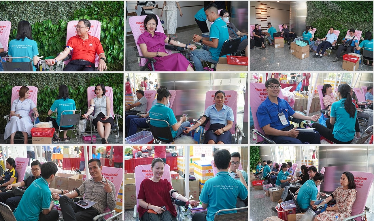 Các đơn vị Dầu khí khu vực TP HCM tham gia hiến máu nhân đạo Các đơn vị Dầu khí khu vực TP HCM tham gia hiến máu nhân đạo