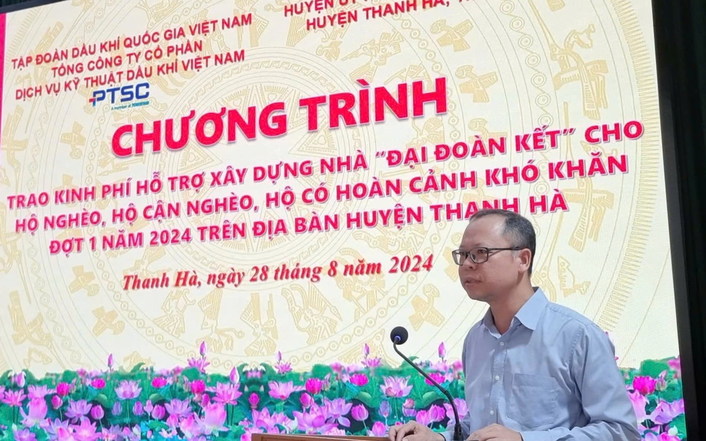 PTSC trao kinh phí hỗ trợ xây dựng nhà “Đại đoàn kết” tại tỉnh Hải Dương PTSC trao kinh phí hỗ trợ xây dựng nhà “Đại đoàn kết” tại tỉnh Hải Dương