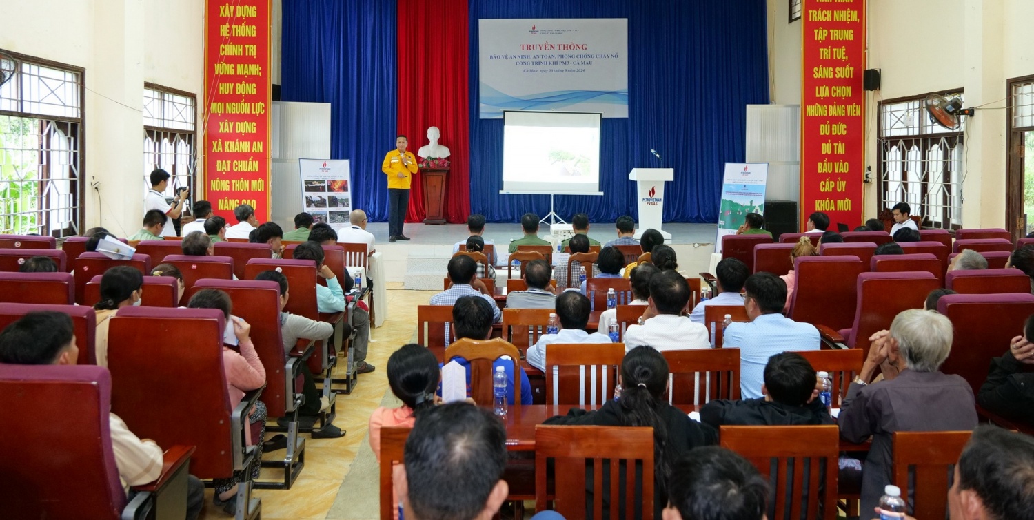 Truyền thông hợp tác bảo vệ an ninh, an toàn và phòng chống cháy nổ công trình khí trên bờ Truyền thông hợp tác bảo vệ an ninh, an toàn và phòng chống cháy nổ công trình khí trên bờ