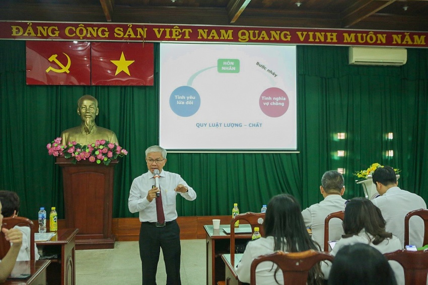 Giảng viên, Thạc sỹ Hà Trung Thành trình bày tại buổi Tọa đàm Giảng viên, Thạc sỹ Hà Trung Thành trình bày tại buổi Tọa đàm