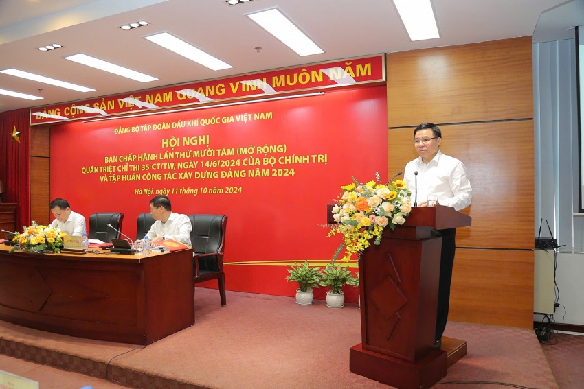 Đảng bộ Tập đoàn tổ chức Hội nghị Ban Chấp hành Đảng bộ lần thứ 18 mở rộng năm 2024 Đảng bộ Tập đoàn tổ chức Hội nghị Ban Chấp hành Đảng bộ lần thứ 18 mở rộng năm 2024