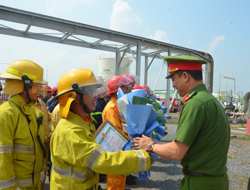 NCSP tổ chức diễn tập phương án chữa cháy, cứu nạn cứu hộ và ứng phó sự cố môi trường NCSP tổ chức diễn tập phương án chữa cháy, cứu nạn cứu hộ và ứng phó sự cố môi trường