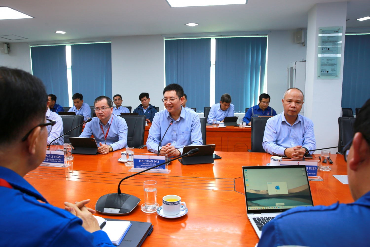 Ông Mai Tuấn Đạt – Phó Tổng Giám đốc, Chủ tịch Hội đồng An toàn BSR kết luận hội thảo. Ông Mai Tuấn Đạt – Phó Tổng Giám đốc, Chủ tịch Hội đồng An toàn BSR kết luận hội thảo.