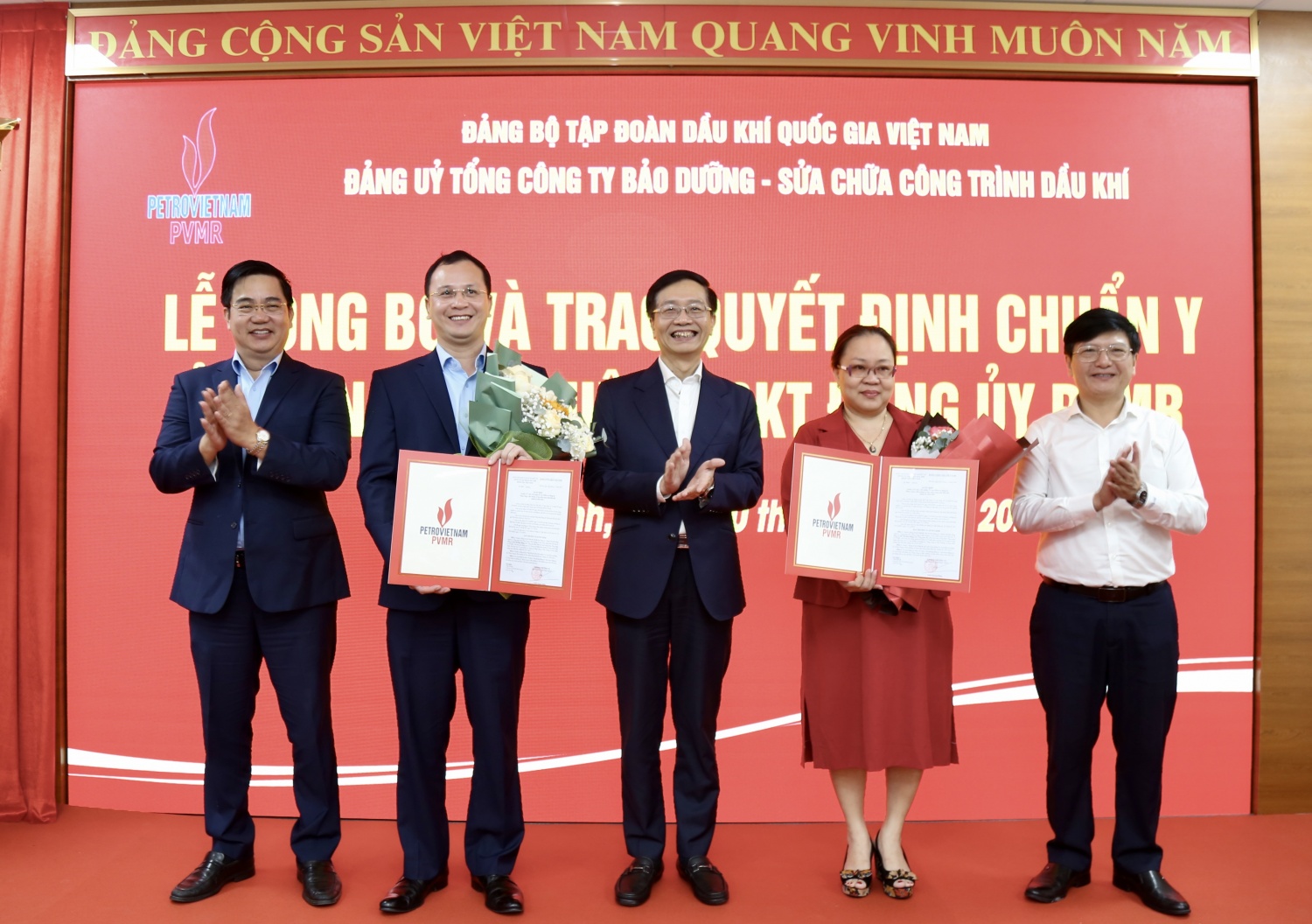 PVMR trao quyết định chuẩn y, bổ nhiệm nhiều vị trí nhân sự chủ chốt